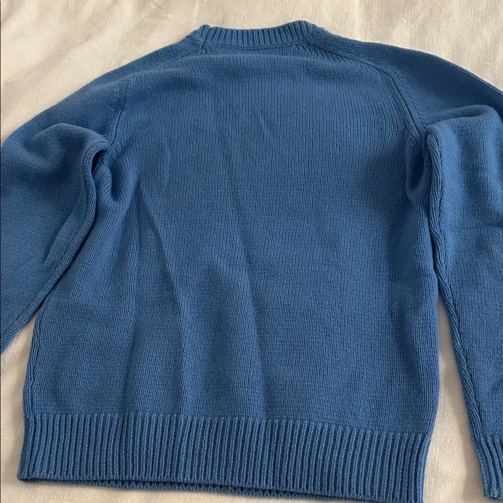 Prada Men's Sky Blue 100% Cashmere Crewneck Sweater - Picture 5 of 5